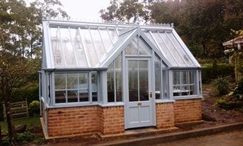 Bespoke freestanding Messenger greenhouse in Australia