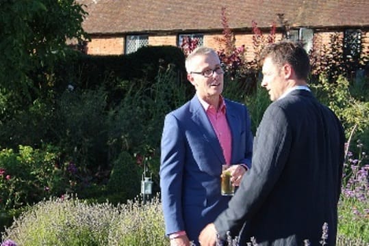 Tom Hall from Alitex and James Alexander Sinclair, Garden Designer