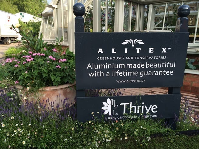 Alitex RHS Chelsea Flower Show stand from 2014