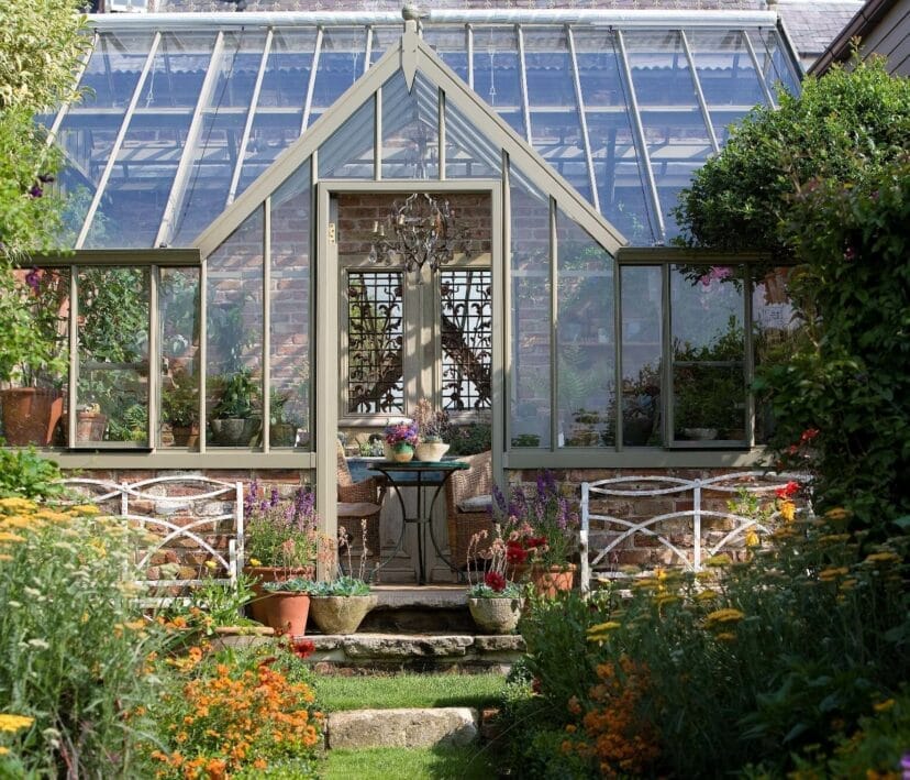 Bespoke, large, 3/4 span greenhouse