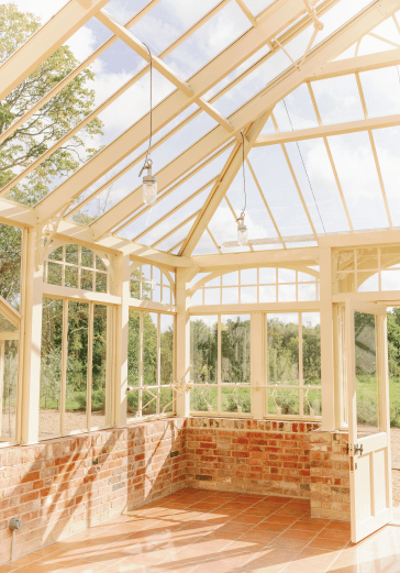 Inside a Victorian Traditional Greenhouse