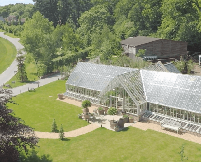Lime wood hotel bespoke greenhouse