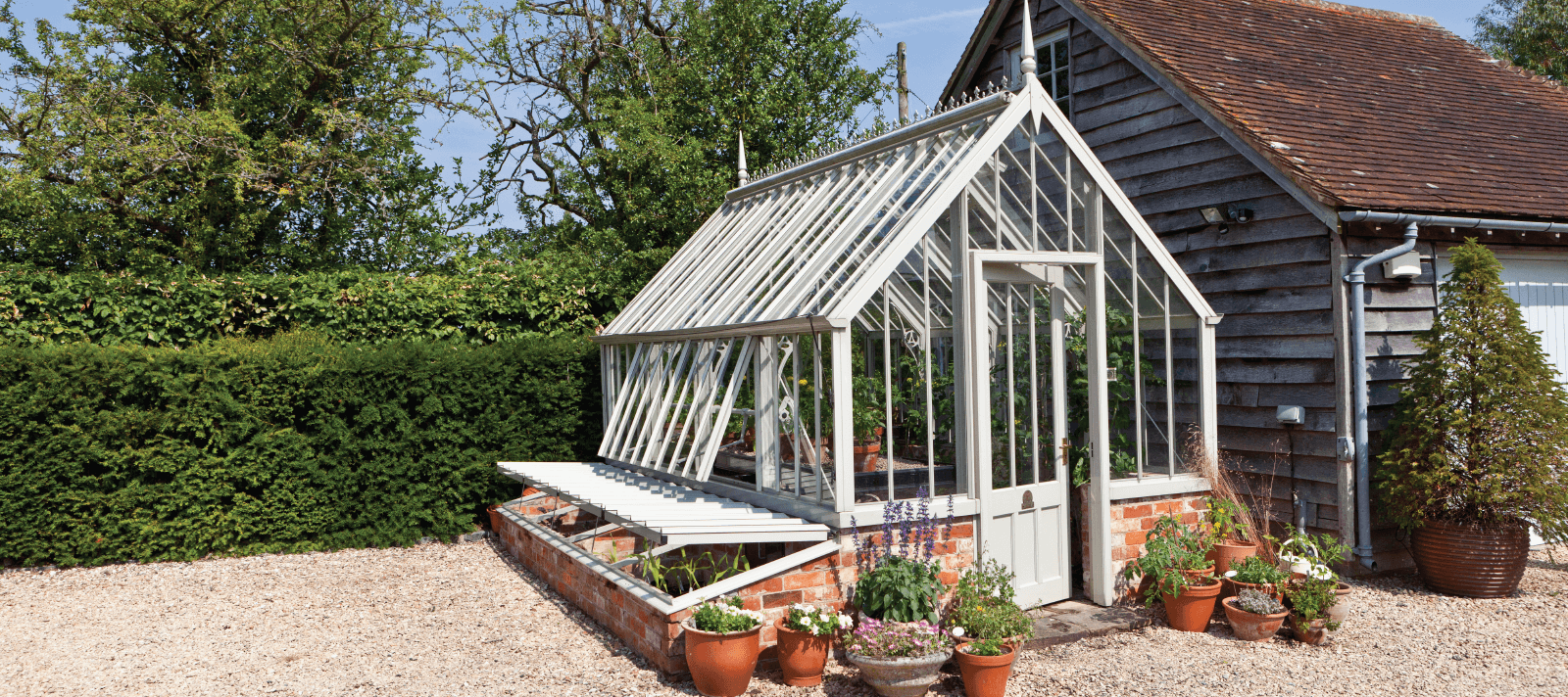 National Trust Scotney greenhouse