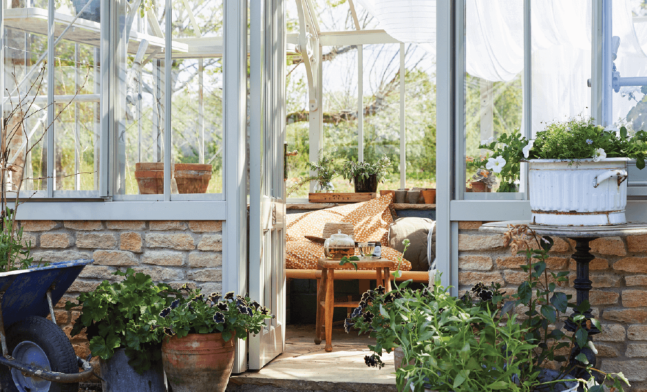 Alitex greenhouse styled inside for summer