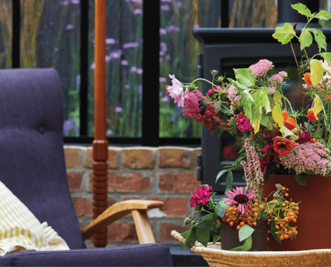 Alitex styled inside by Selina Lake at Chelsea Flower Show