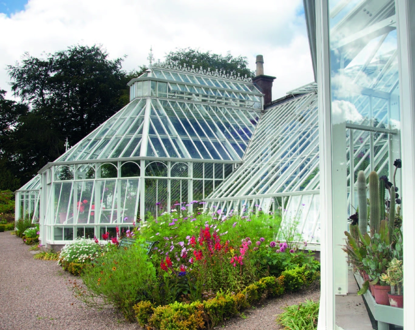 Large glasshouse showing details