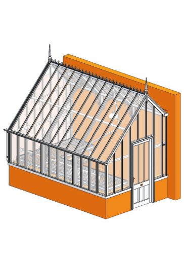 3D Lean To Greenhouse