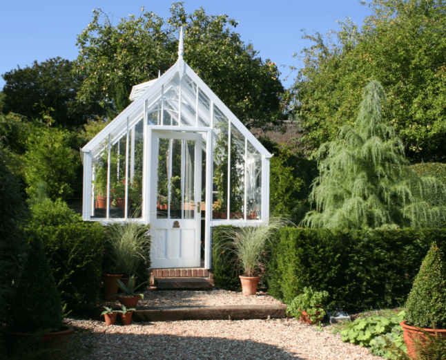 National Trust Hidcote greenhouse