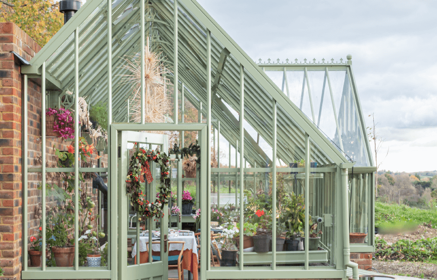 Lean-to Victorian Greenhouse