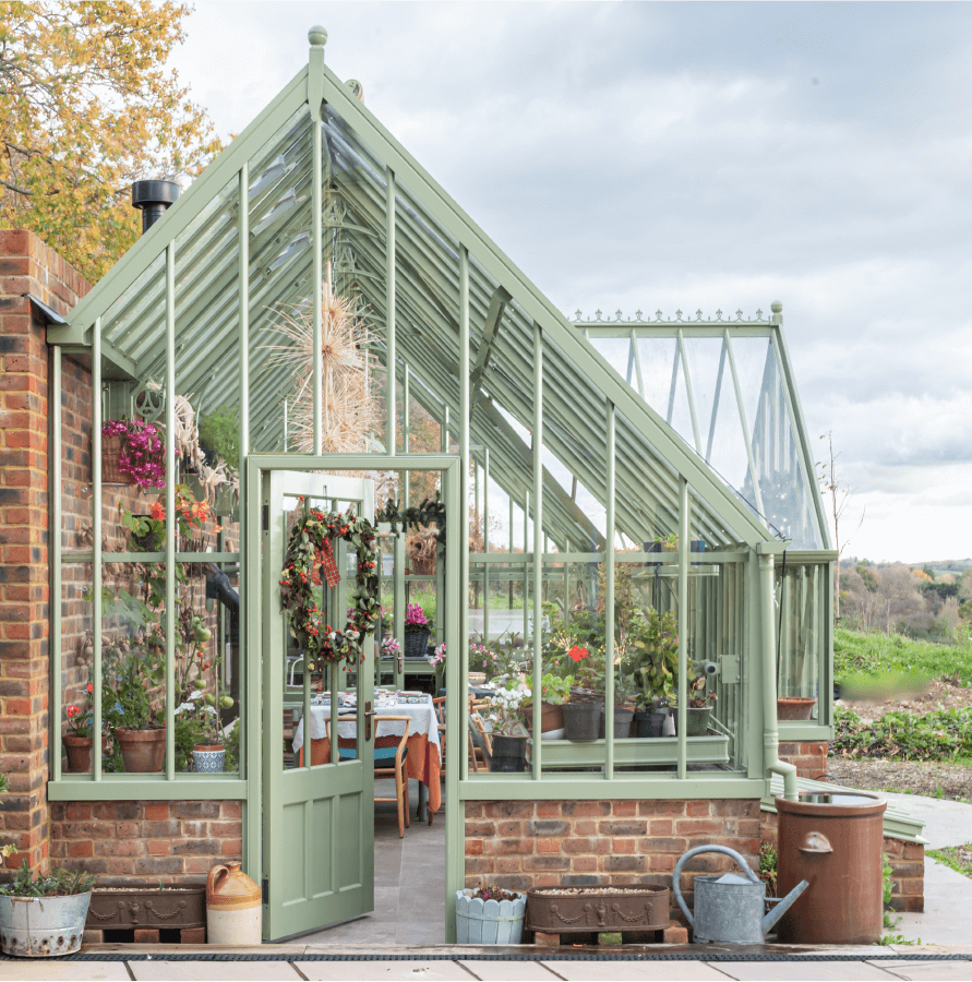 Lean-to Victorian Greenhouse