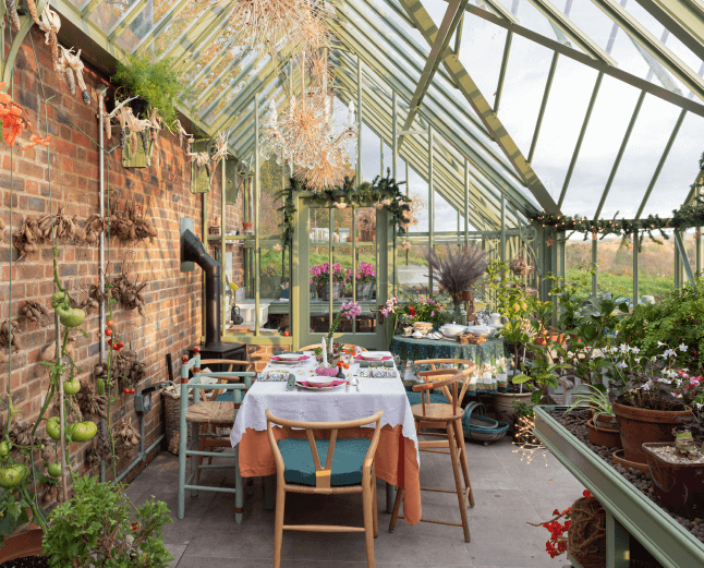 Lean-to Victorian Greenhouse