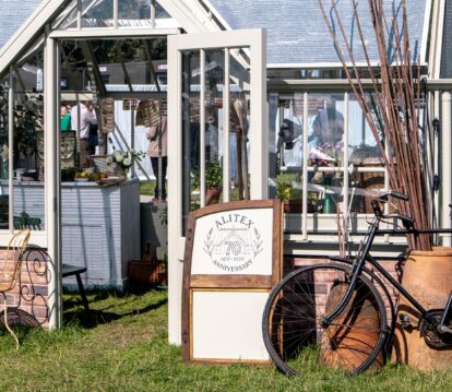 Alitex greenhouse displayed at the Goodwood festival