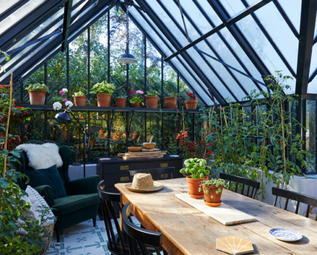 Cliveden greenhouse internal
