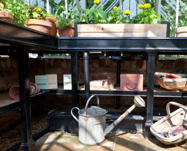 Scotney greenhouse internal layout