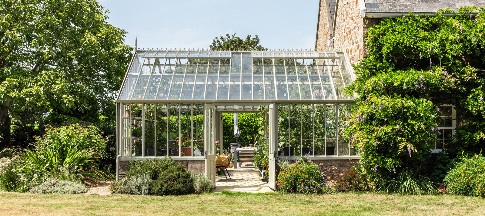Alitex greenhouse at Jersey B&B