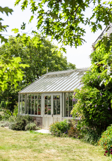 Jersey B&B Gardeners Rest Bespoke Alitex Greenhouse
