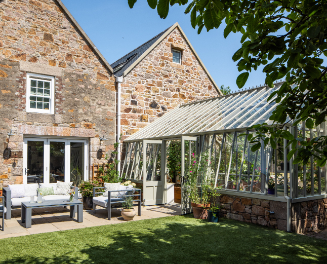 Alitex glasshouse at Gardeners Rest Jersey